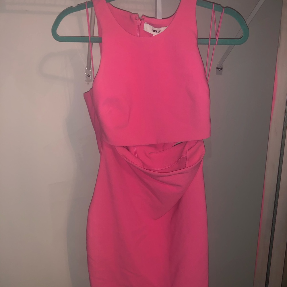 Likely NWT hot pink dress